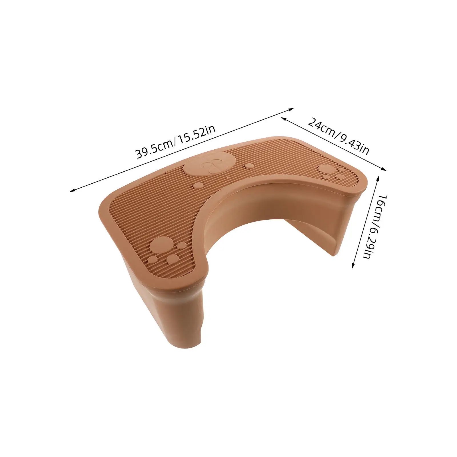 Non-Slip Bathroom Toilet Footstool Thickened Stable Structure for Bowel Movements Portable Step Stool for Joint