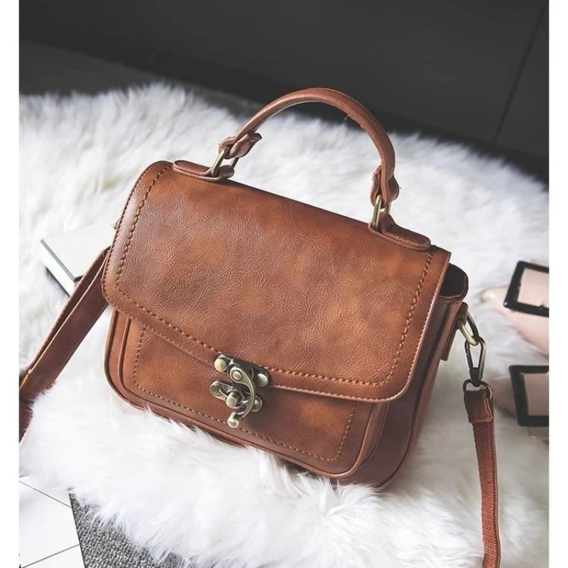 Women's Bag 2026 New Autumn and Winter Mori Cambridge Bag British Retro Shoulder Messenger Bag Wear-resistant Material Commuting
