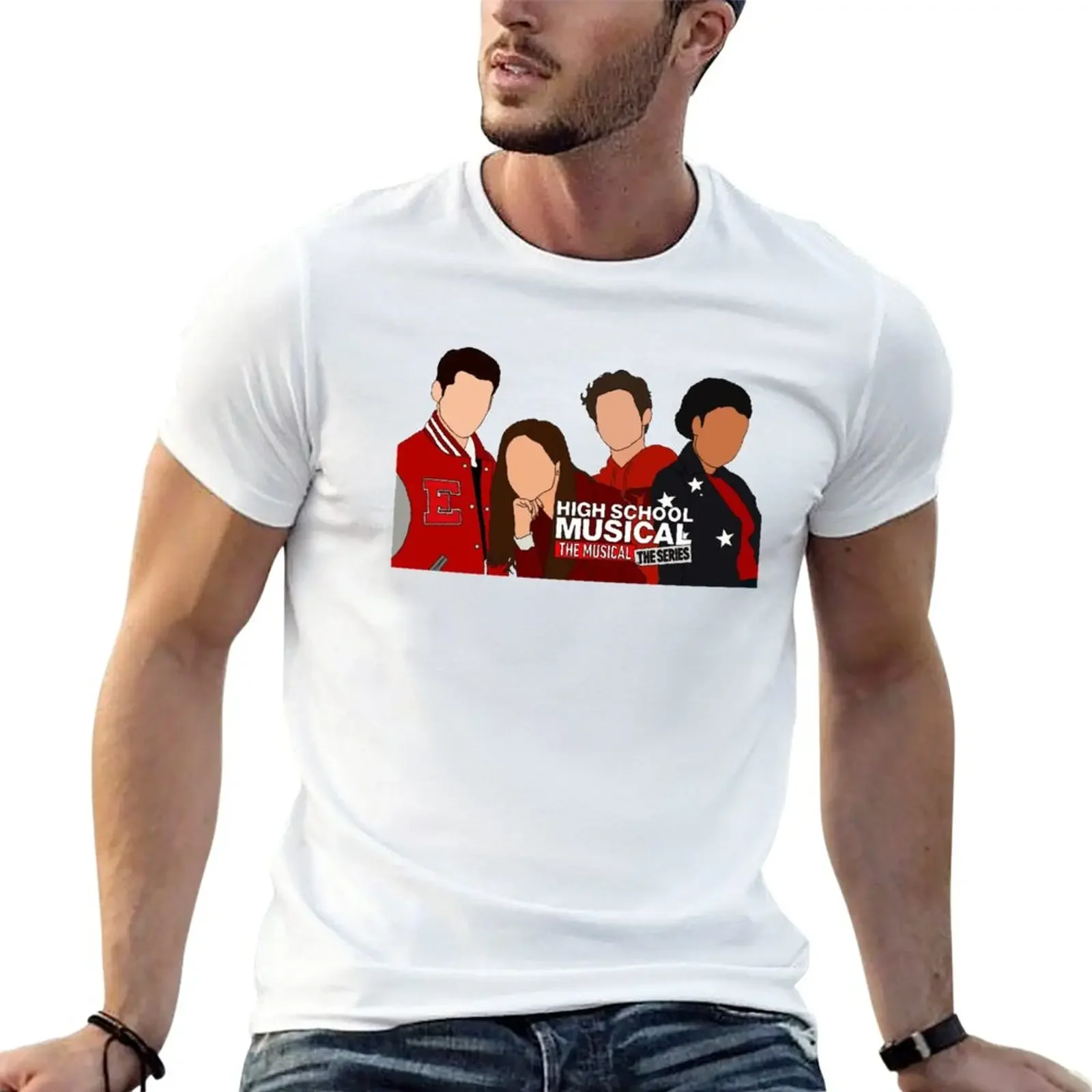 hsmtmts cast cartoon! T-Shirt plain quick drying men t shirts