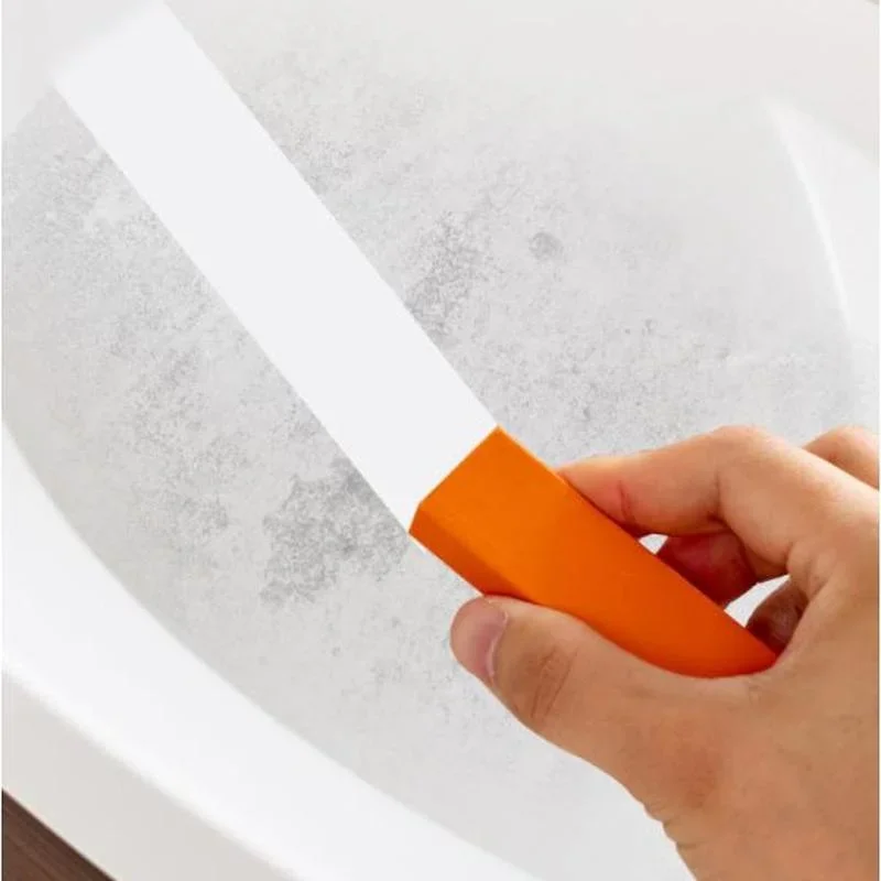 Einfacher Kalkentferner, Badezimmer-Glas-Rostentferner, Gummi-Haushalts-Küchenreinigungswerkzeug, Küchen-Kalk- und Rostbürste – Detail 7
