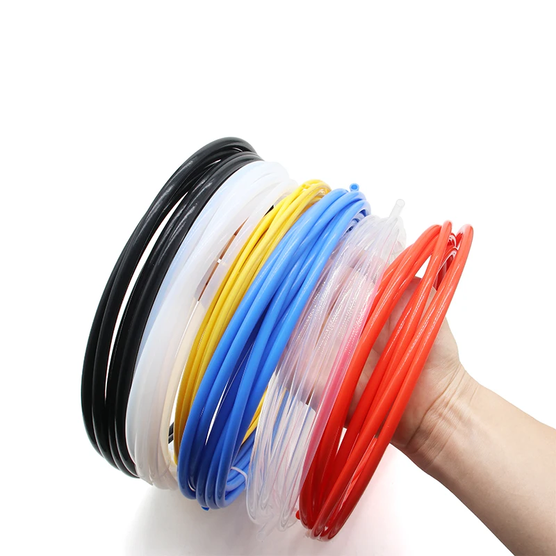 1/5/10m 3D Printer Part PTFE Tube Pipe for J-head Hotend V5 V6 1.75mm /3mm Filament FEP Insulated ID 1mm 2mm 3mm 4mm 6mm Tube view 5