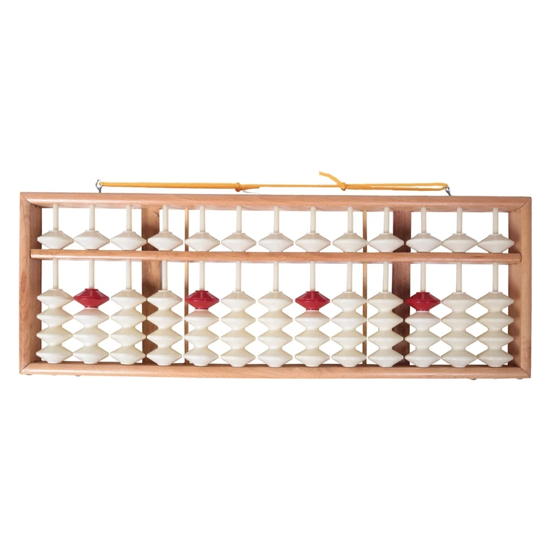 

NEW-Abacus Chinese Abacus Mathematic Education Teacher Calculator Hanging Abacus Teaching Abacus 58X19cm For Teacher