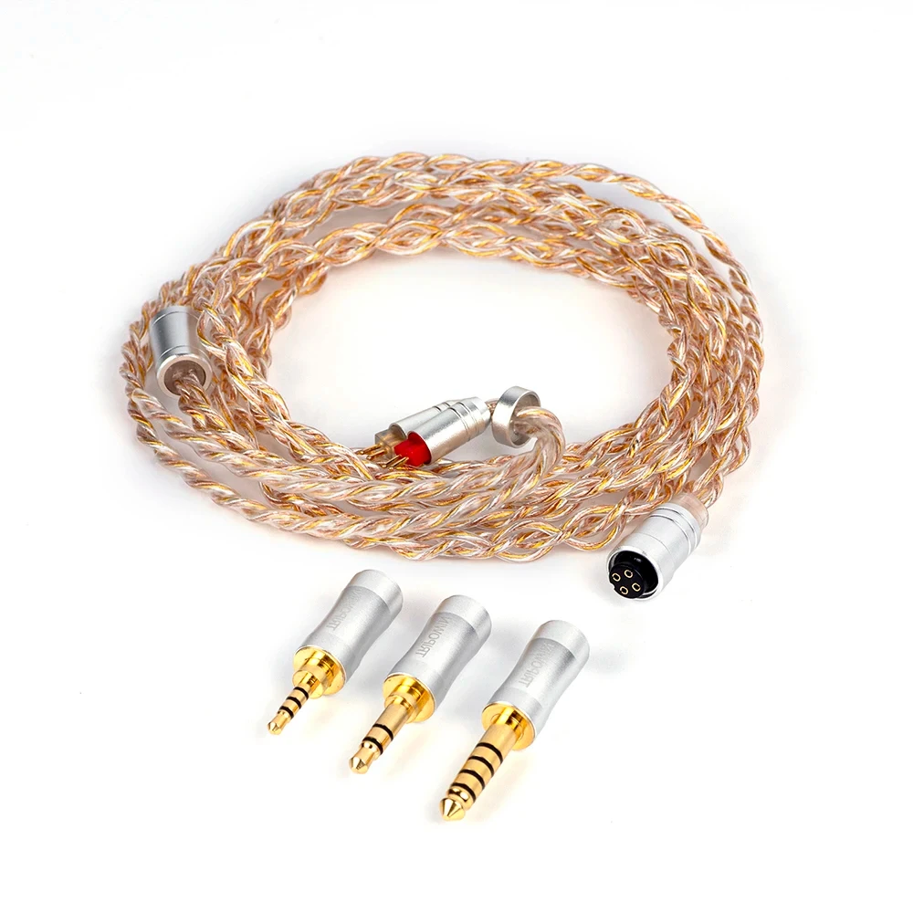 Petrichor 26AWG Upgraded Replacement Detachable HiFi Audio Cable Balanced 2.5mm 3.5mm 4.4mm Mele Zonie Olina