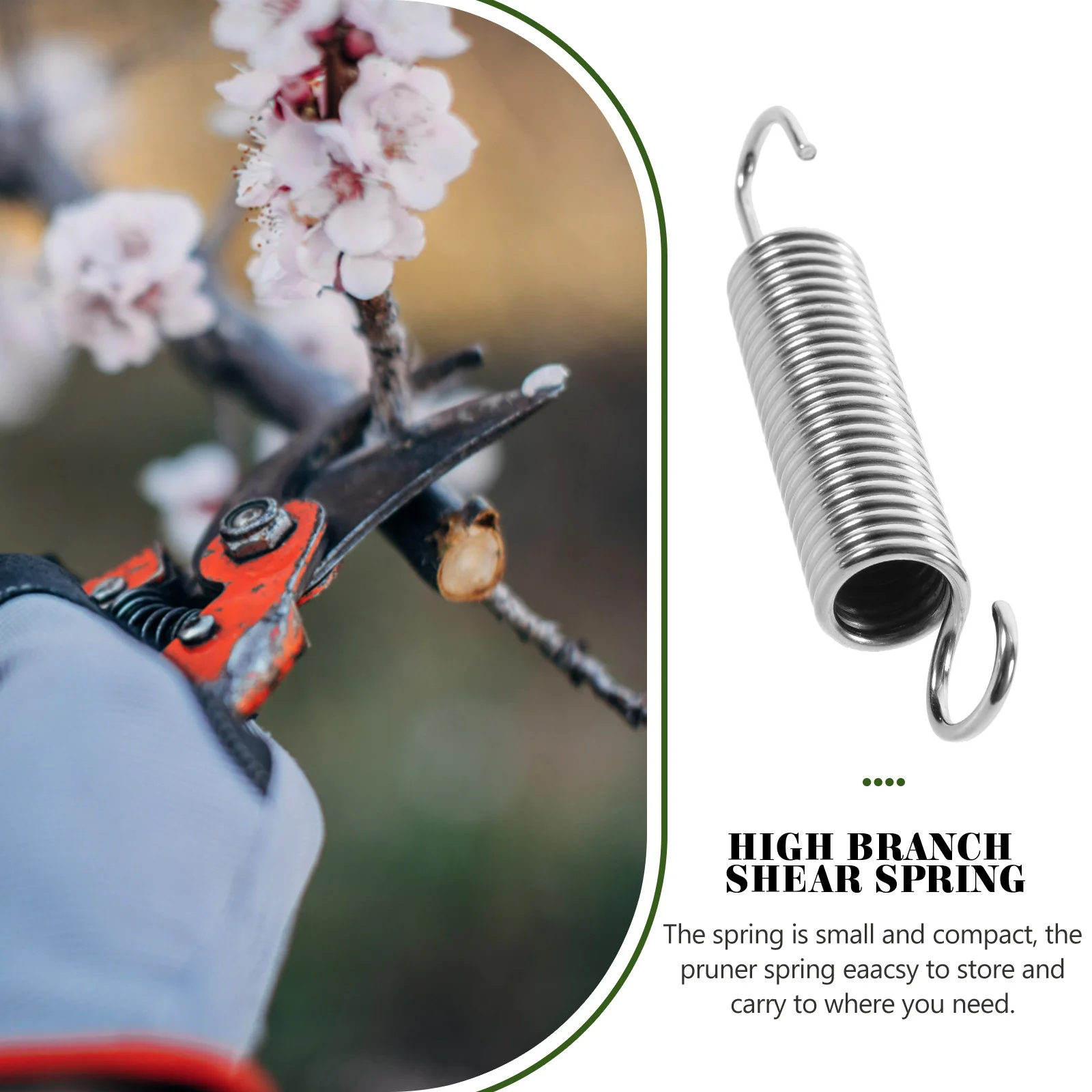 Pruner Spring Stainless Steel Pruners/spring Accessories Pruning Springs/high Branch Shears Tree Cutting Machine