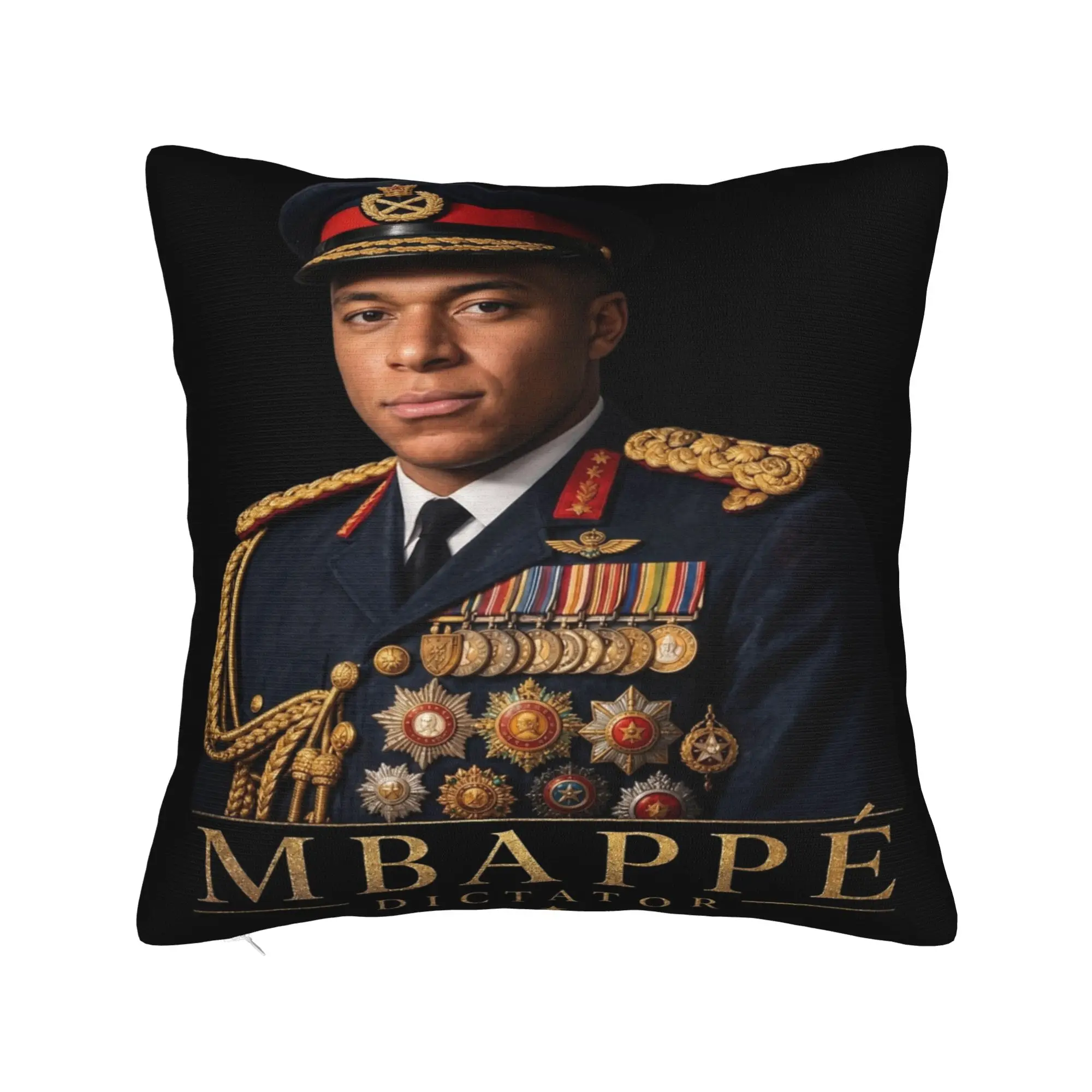 Decorative Pillow Cover KM Mbappes Dictador Meme Stuff Seater  Pillow Case Cover Zipper Multi-Size