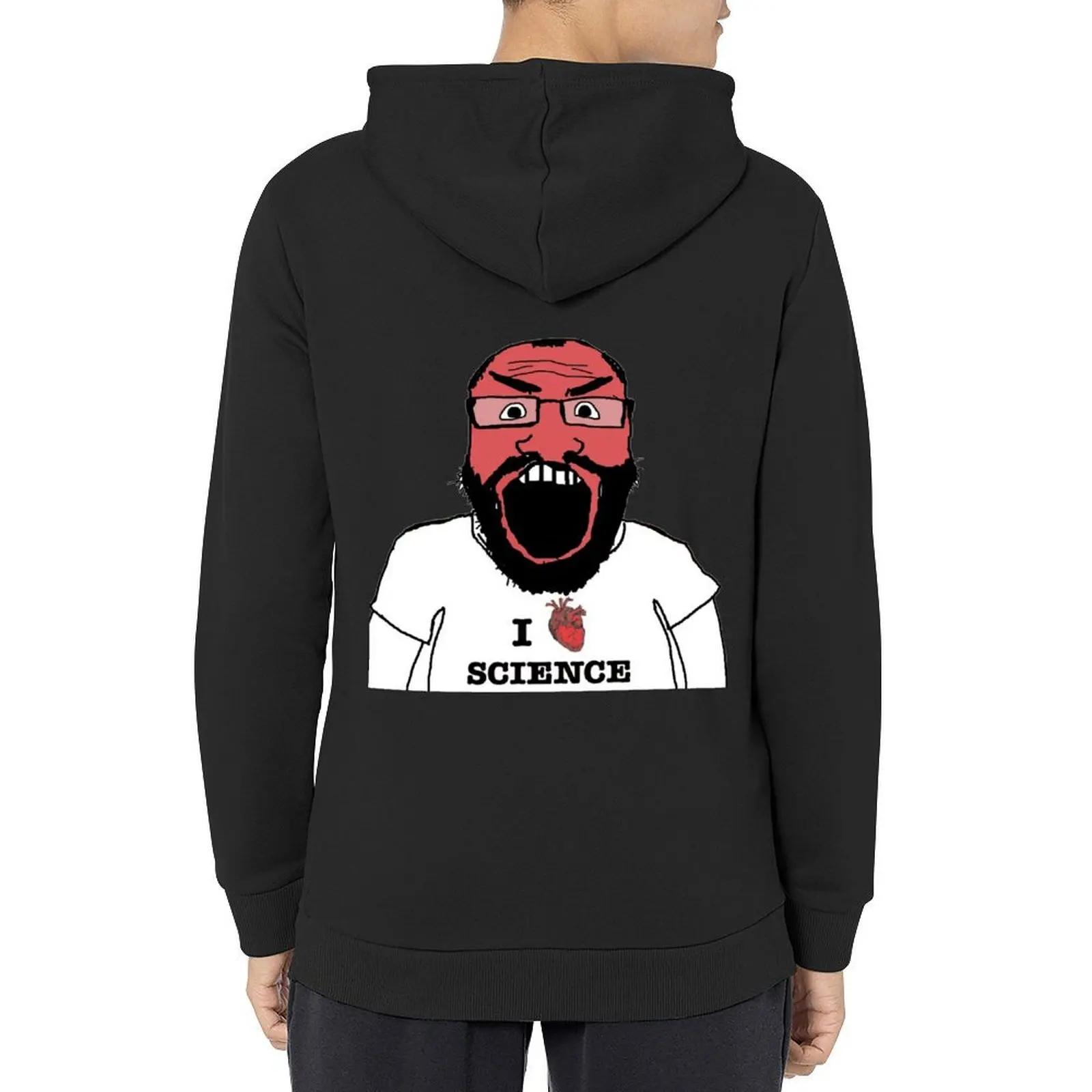 أنا FKING الحب العلوم ريدديت العلوم 4CHAN G هوديي مقنعين قميص ملابس رجالي ملابس الرجال الملابس هوديي للرجال