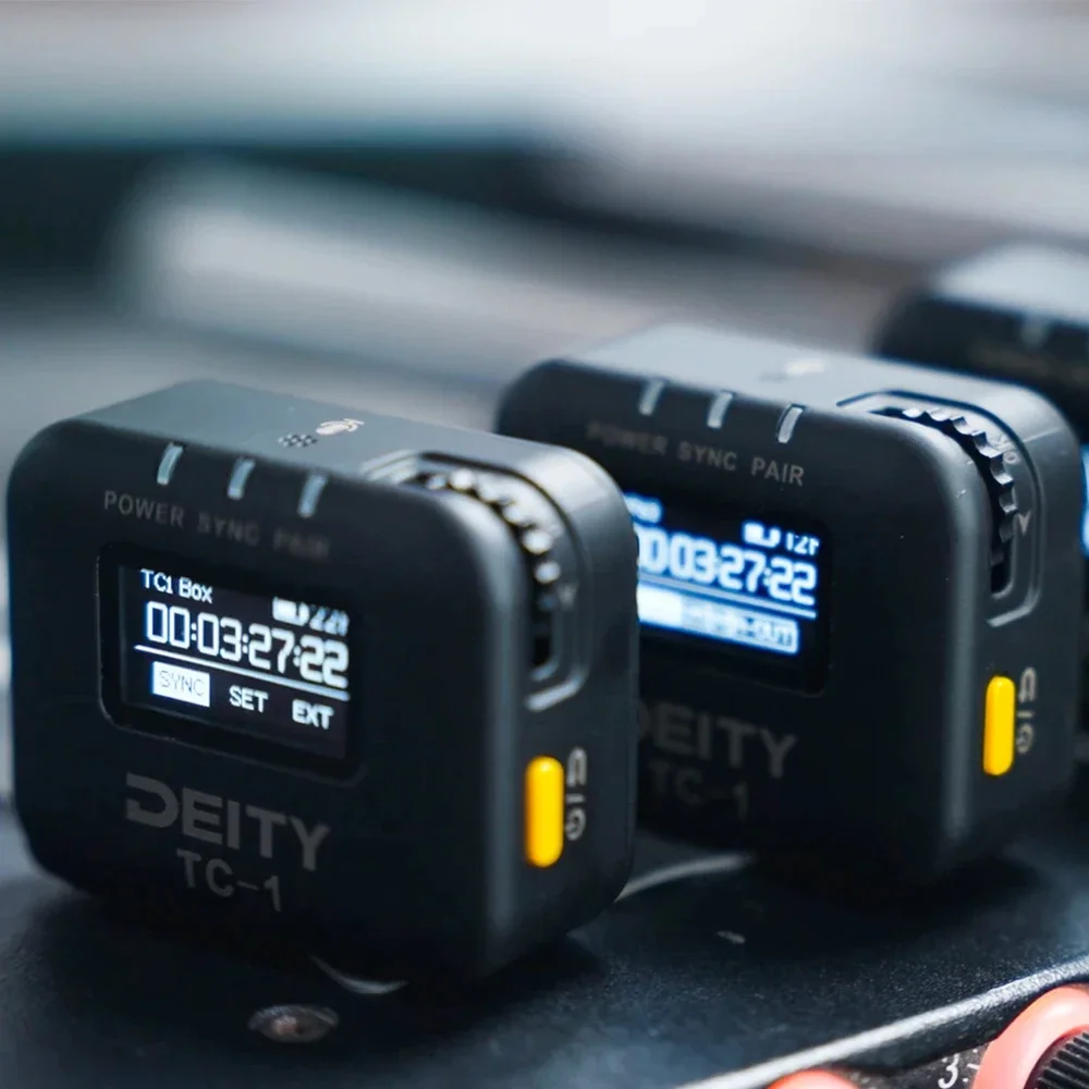 Aputure DEITY TC-1 caja de código de tiempo inalámbrica generador micrófono codificador de tiempo para transmisión de vivo grabación de vídeo con Control de aplicación