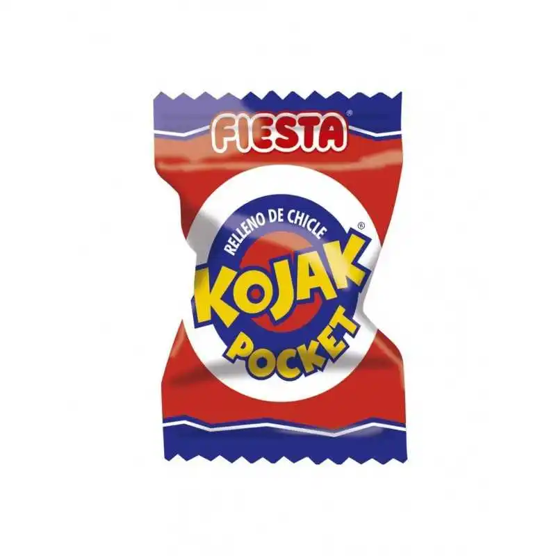Kojak pocket cherry flavor bolon - bag 200 units. - party - cherry bowl kojak gum filling #5