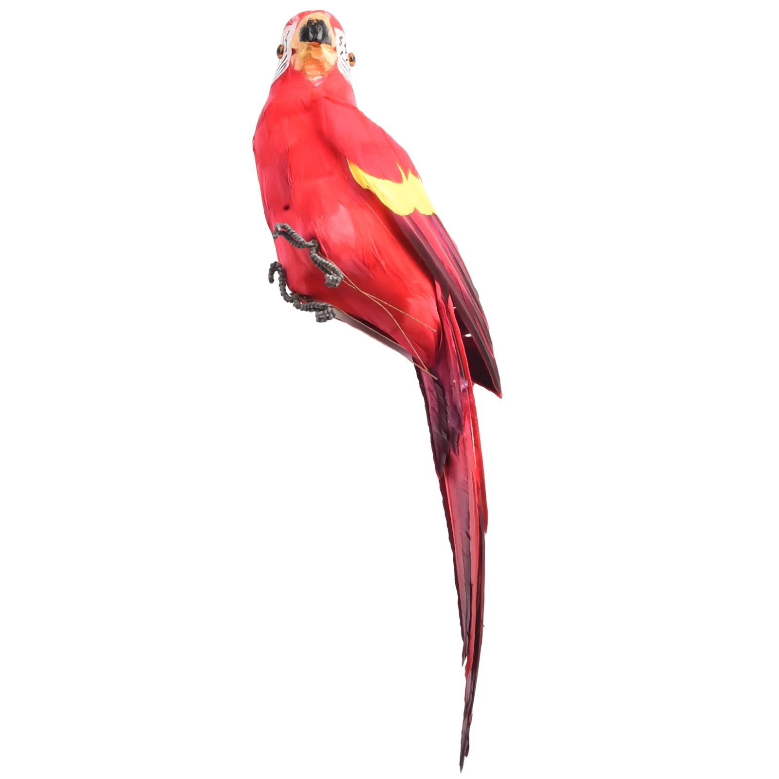 1pc Artificial Parrot Simulation Bird Macaw Foam Artificial Feather Parrot 45cm Gardening Decoration Shop Yard Photography Prop