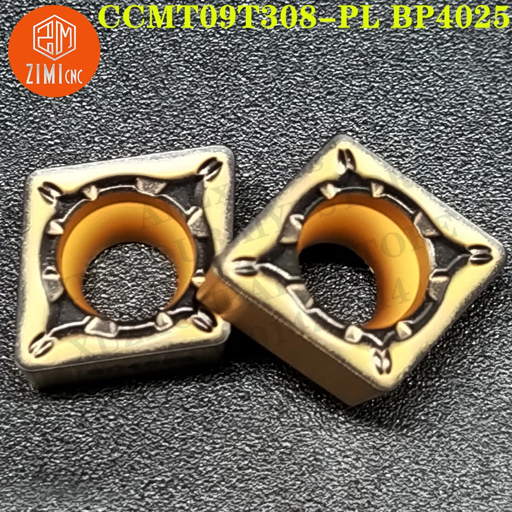 CCMT09T308-PL BP4025 CCMT09T308-PL كربيد خارجي أدوات CNC ميكانيكي قطع الطحن المعدنية القطع الداخلي إدراجات كربيد