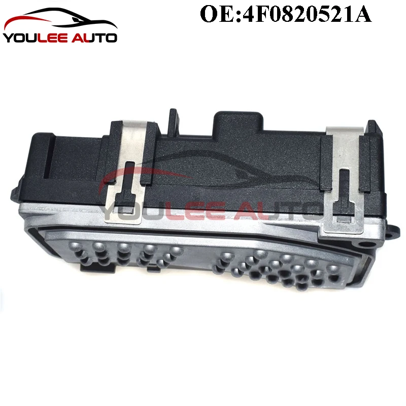 New 4F0820521A 4F0820521 HVAC Heater Blower Motor Resistor For Audi A6 Quattro C6 R8 Allroad 4FH Saloon 2004-2015 Auto Parts