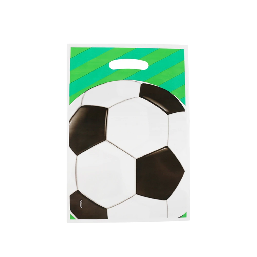 Football Soccer Theme 10pcs/lot Kids Boys Favors Happy Birthday Party Gifts Surprise Candy Bags Decorations Loot Bags