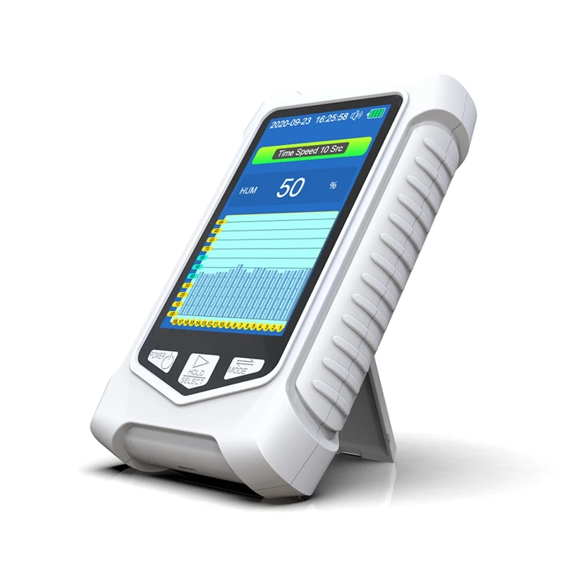 A16R-Air Quality Monitor, 3.5 Inch TFT Multifunction O3 Air Quality Monitor For Air Quality Temperature Humidity Detection