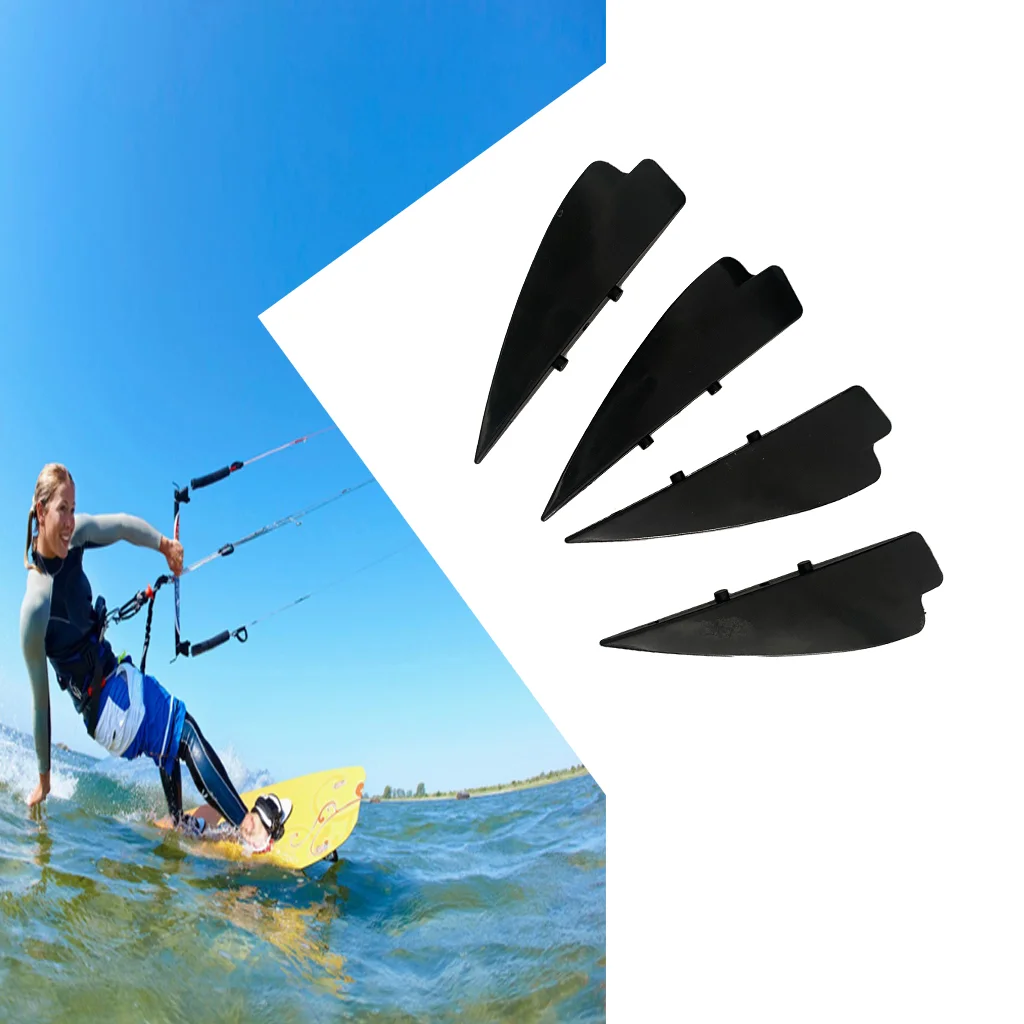 2Pcs/4Pcs Fin for Wakeboard and Kiteboard Fin Kitesurfing Kite Board Fly Surf Gear Fly Kite Surfing Board Fin Accessories