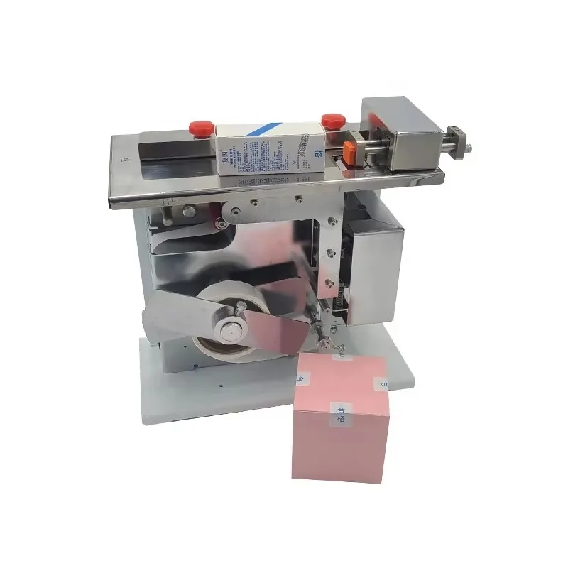 

Semi-Automatic Portable 90 Degrees L Type Corner Sealing Labelling Machine Small Manual Boxes Label Sticker Self-Adhesive