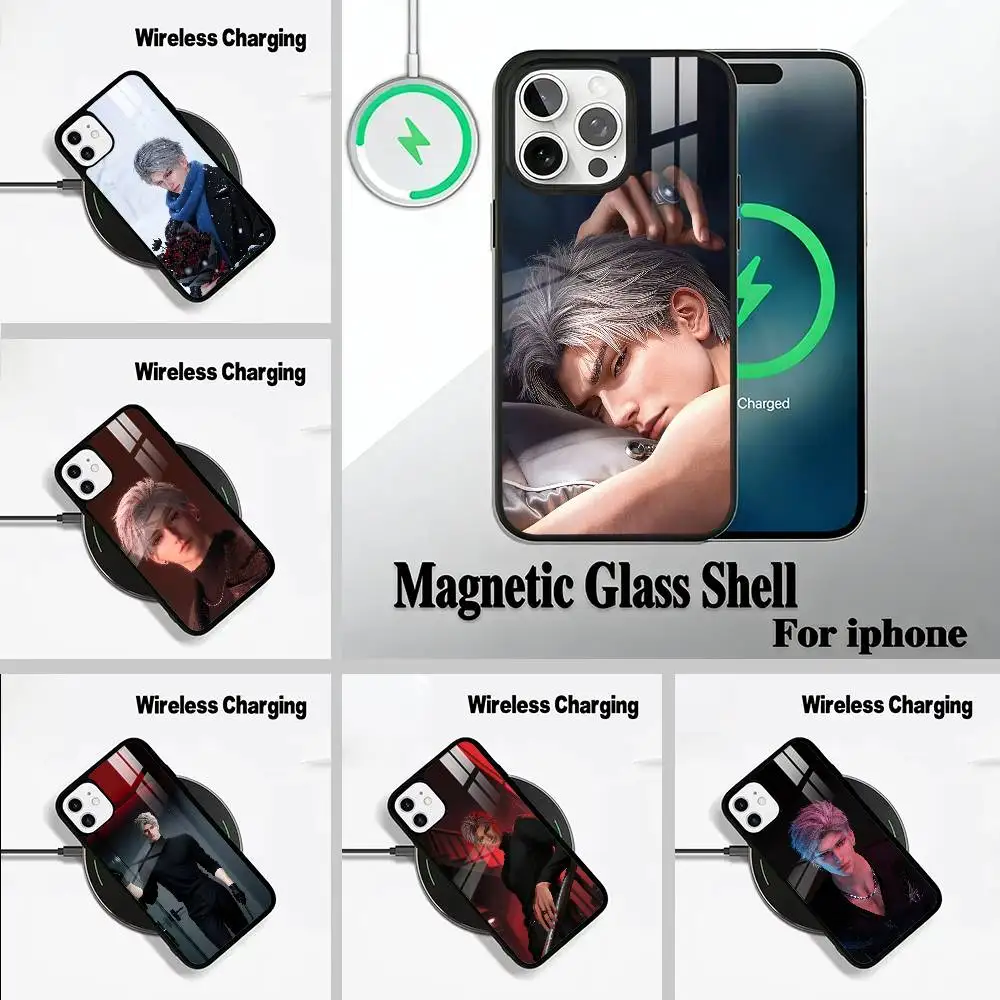 

S-S-ylus -love-deep-space- Phone Case For IPhone17 16 15 14 13 12 11 Pro Max 16/15/14Plus Wireless Charger Cover Funda