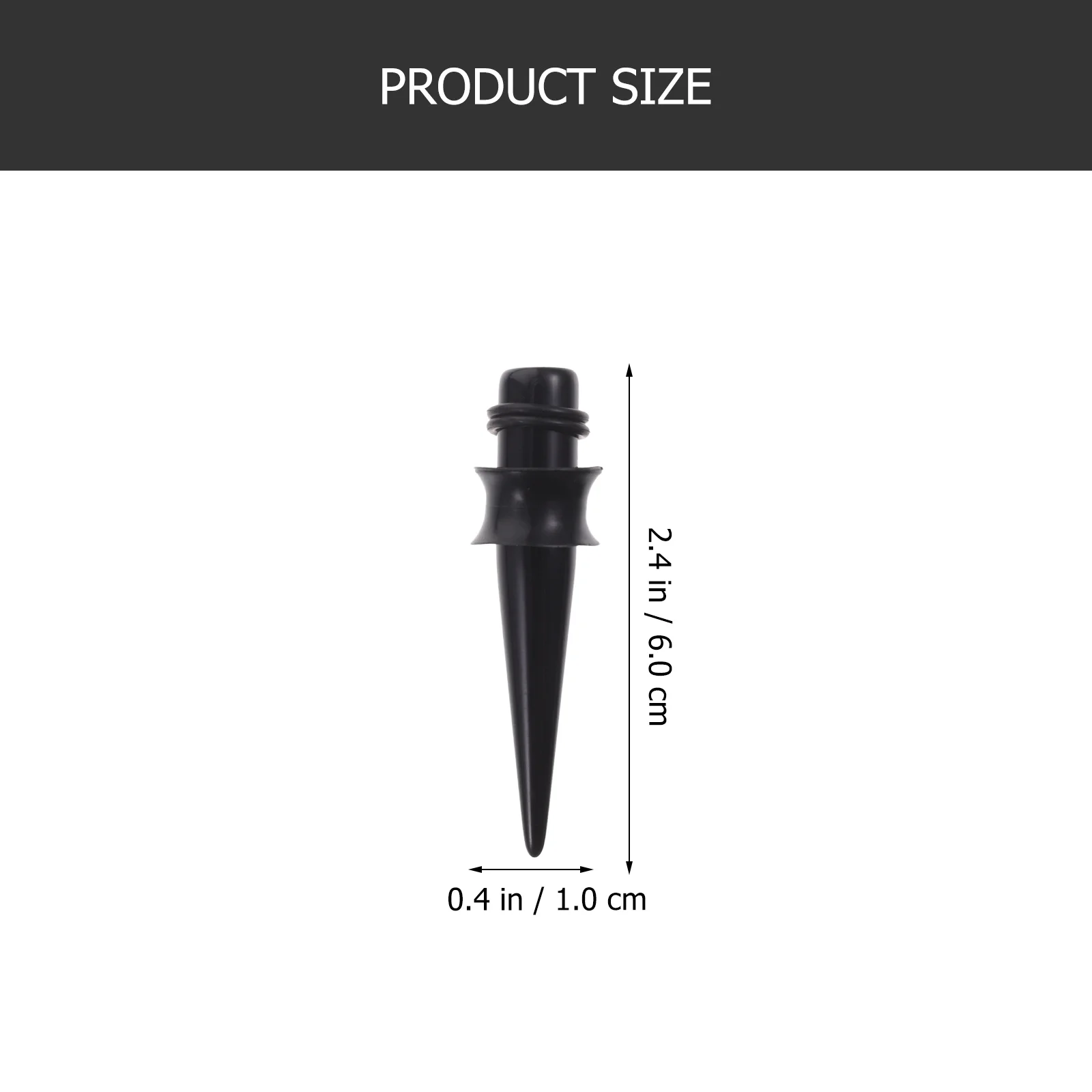 

1 комплект, растягивающиеся ушные туннели, расширитель, легкие удобные серьги с кольцом для перегородки для вечеринки, школы, офиса