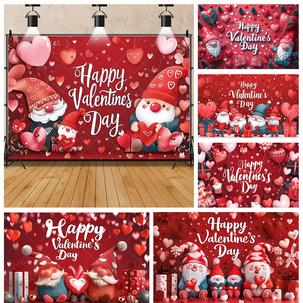 Valentine's Day Old Man With White Beard Love Wedding Couple Anniversary Party Backdrop CustomPhotography PosterDecor Background