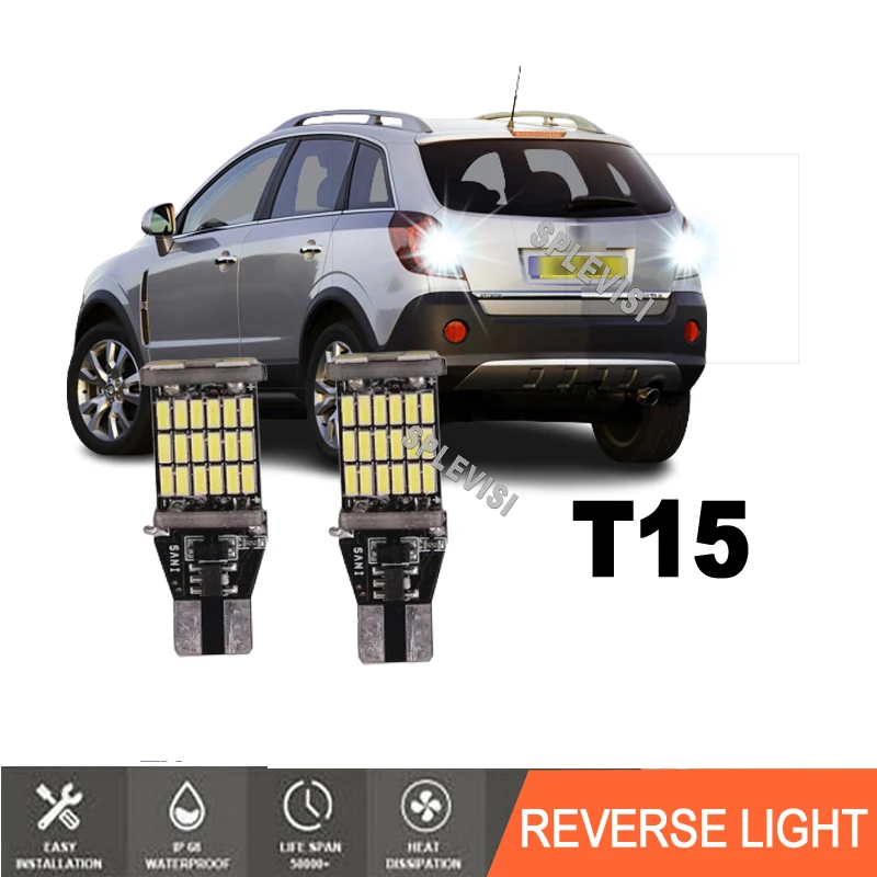 

LED Reverse Light CANBUS Car Backup Lamps For Vauxhall Antara 2006 2007 2008 2009 2010 2011 2012 2013 2014 2015