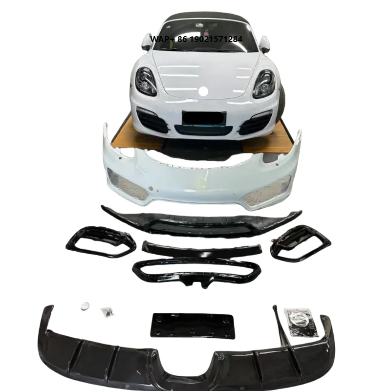 

2013-2015 for Porsche 981 Boxster Cayman GTS Complete Front Bumper Assembly New Exterior Parts Non-Damage Upgrade Installation