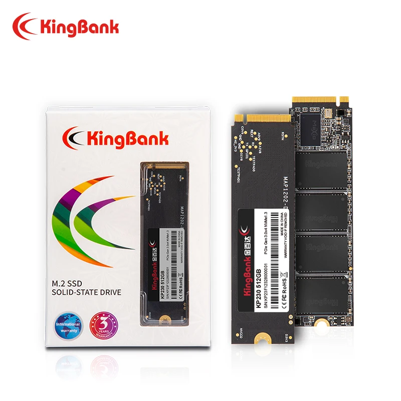 Imagem -06 - Kingbank Kp230 Gen3x4 M.2 2280 Nvme Ssd 256gb 512gb Unidade de Estado Sólido para Laptop Desktop Ssd Nvme m2