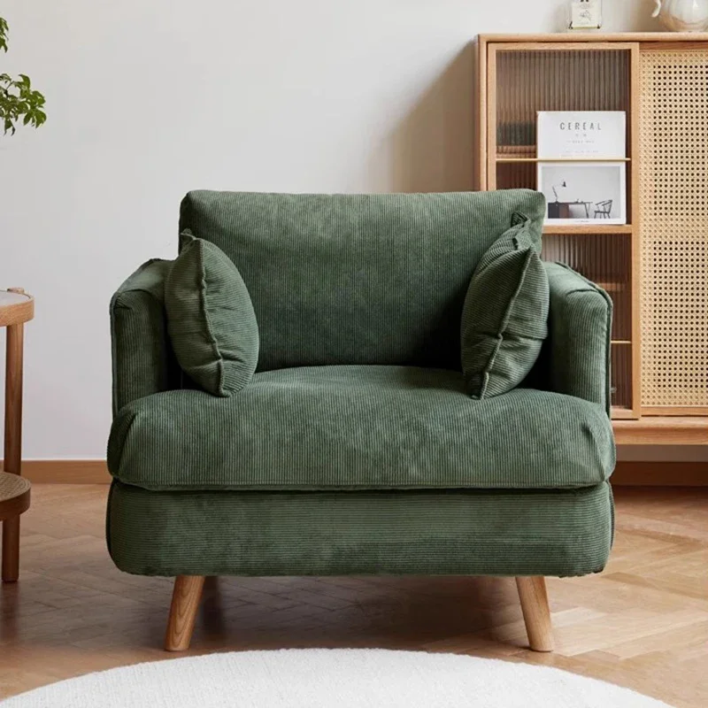 Waterproof Green Normal Chair Beaty Small Space Puffs Gaming Chair Nordic Relax Sillones Para Sala De Estar Room Furniture