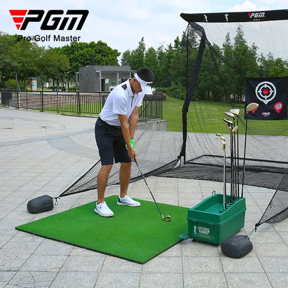 PGM 1/1.25/1.5m Golf Lawn Mats DJD002,Indoor Outdoor Golf Swing Trainer,Artificial Putting Green Golf Clubs Practice Cushion