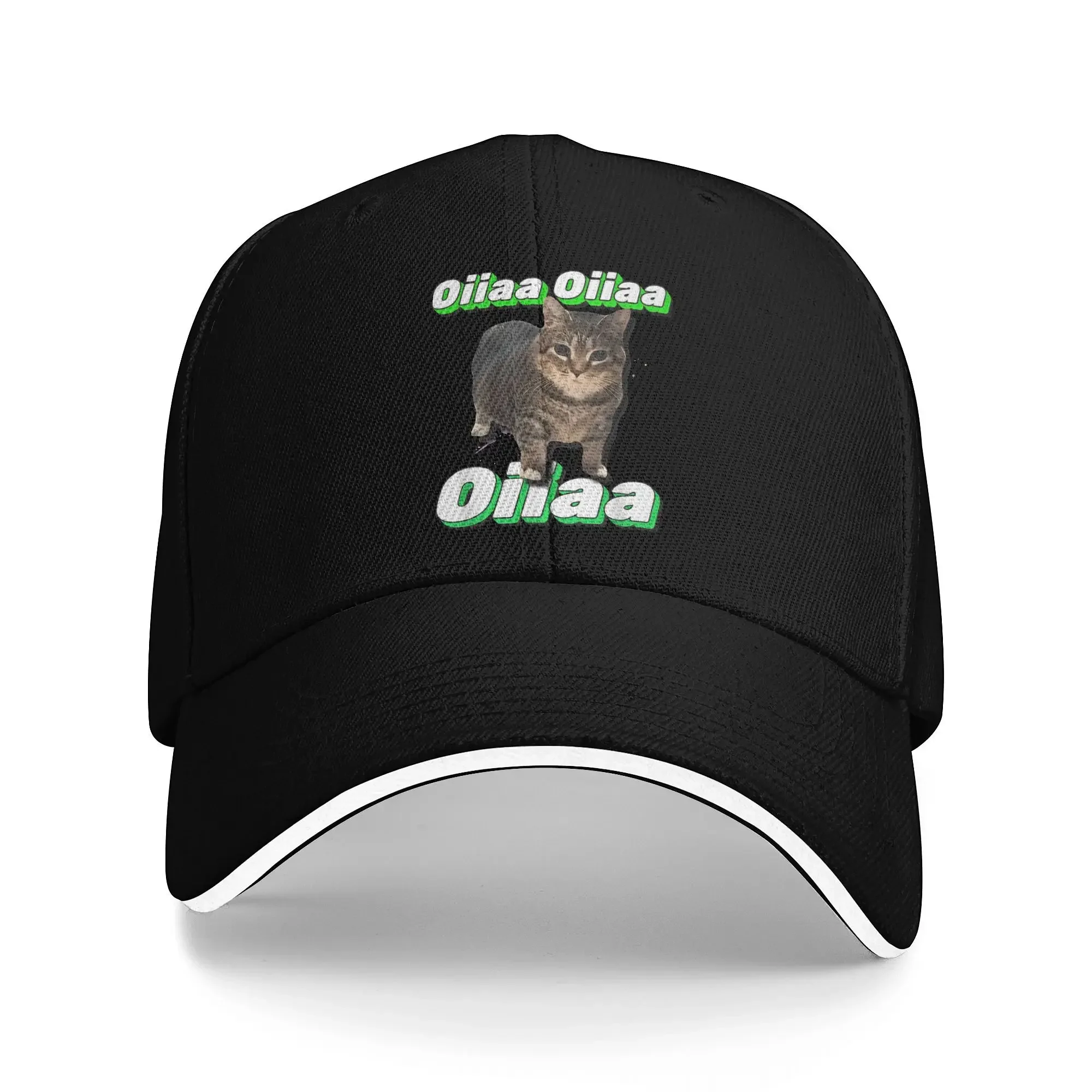 

Oiiaa Oiiaa Cat Brainrot Spinning Cat Meme Outfits Men Women Baseball Cap Dad Hat Unique Formal Headwear Adjustable Fit Sun Cap