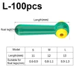 Green 100pcs L
