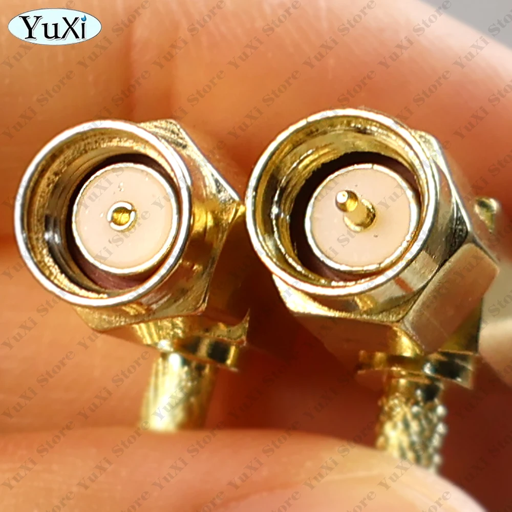 1-10pcs Male Plug SMA Female Rp SMA Connector Crimp For RG316 U LMR100 RG174 Cable Wire Terminal Straight 50 Ohm Plug Jack