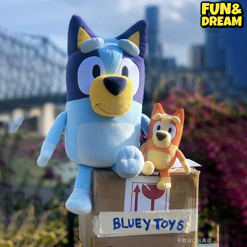 Genuine Bluey Family Bingo Animation Sounding Plush Electric Dancing Doll  Girl Children'S Toys Desktop Decoration Figure Gift