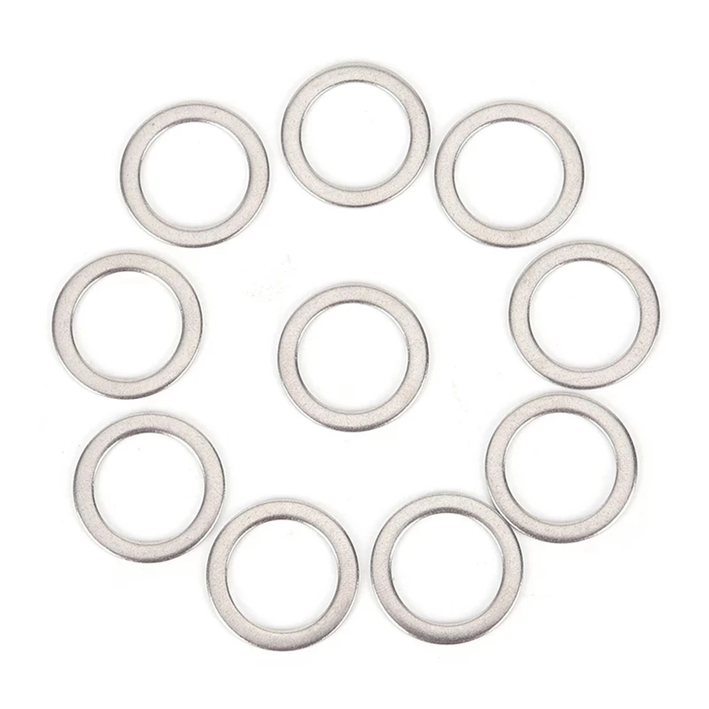 10Pcs Stainless Steel MTB Bike Bicycle Parts Spacer Crank Bike Pedals Bicycle Pedal Protection Ring Ring Washers