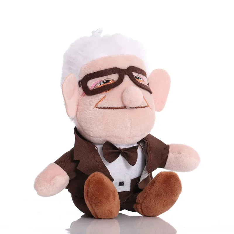 20cm Carl UP Plush Toys Movie UP Character Soft Toy Flying Ring Travel Carl Old Man&Lady Stuffed Peluche for Kids Birthday Gifts