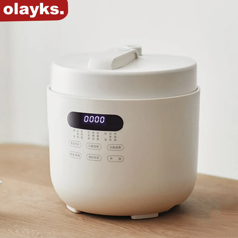 Olayks Electric Pressure Cooker 5L Non-Stick Liner 70KPa Multi Rice Cooker For 5-6 Person Home Appliances OLK-50D1