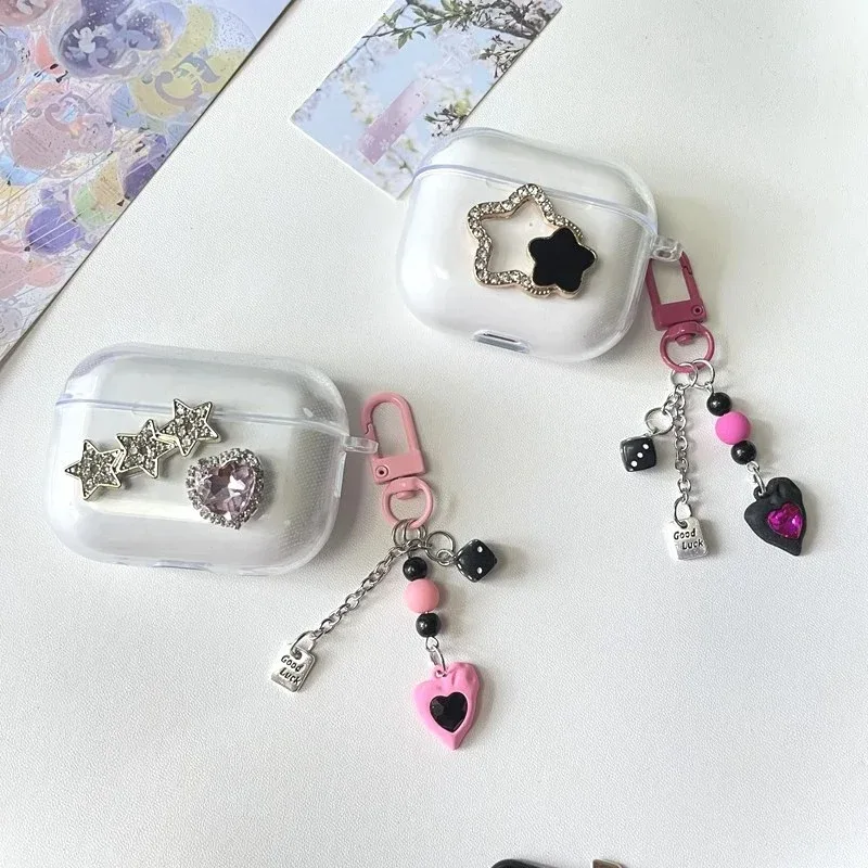 ل Realme Buds T100 T110 T310 T300 T01 غطاء قلادة فاخرة مع سيليكون شفاف حقيبة سماعة الاذن ل Realme براعم T310 غطاء