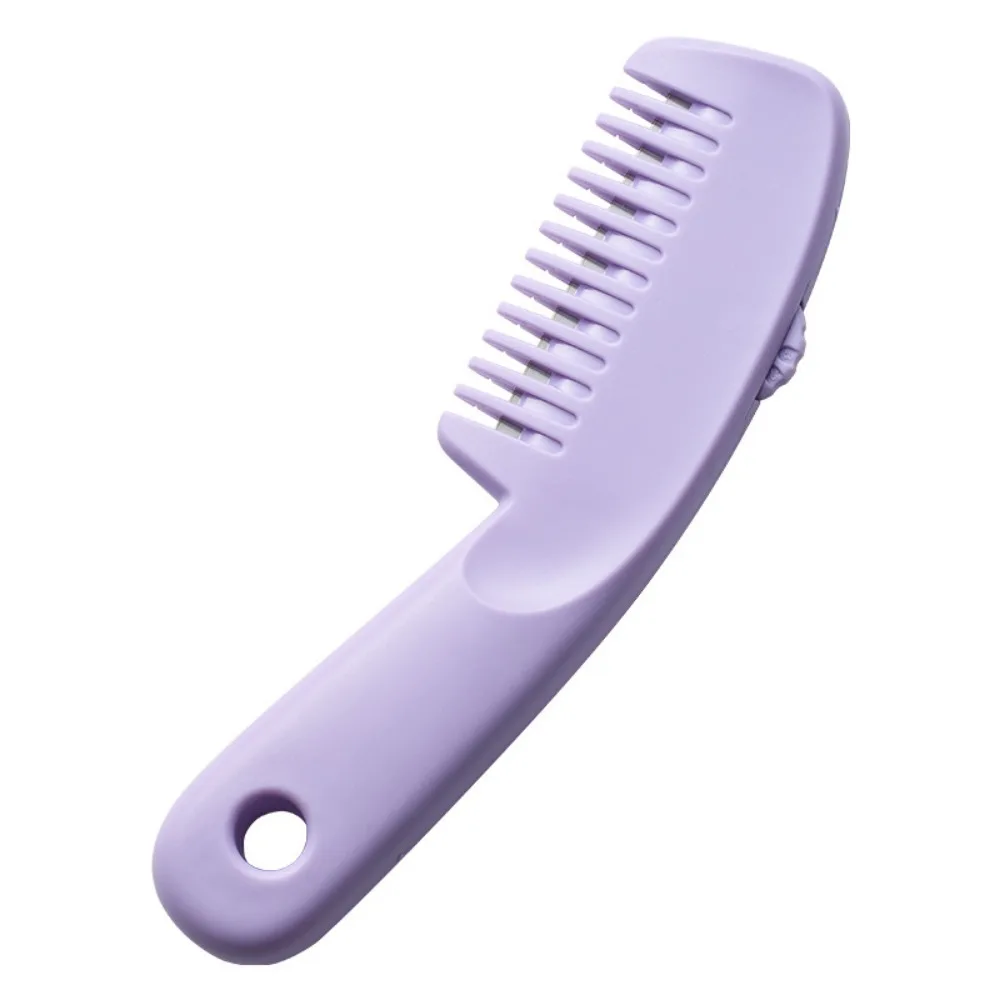 3 Modes 2 in 1 Hairdressing Comb Adjustable Portable Hair Cutting Comb Detachable Manual Thinning Hair Clippers Home