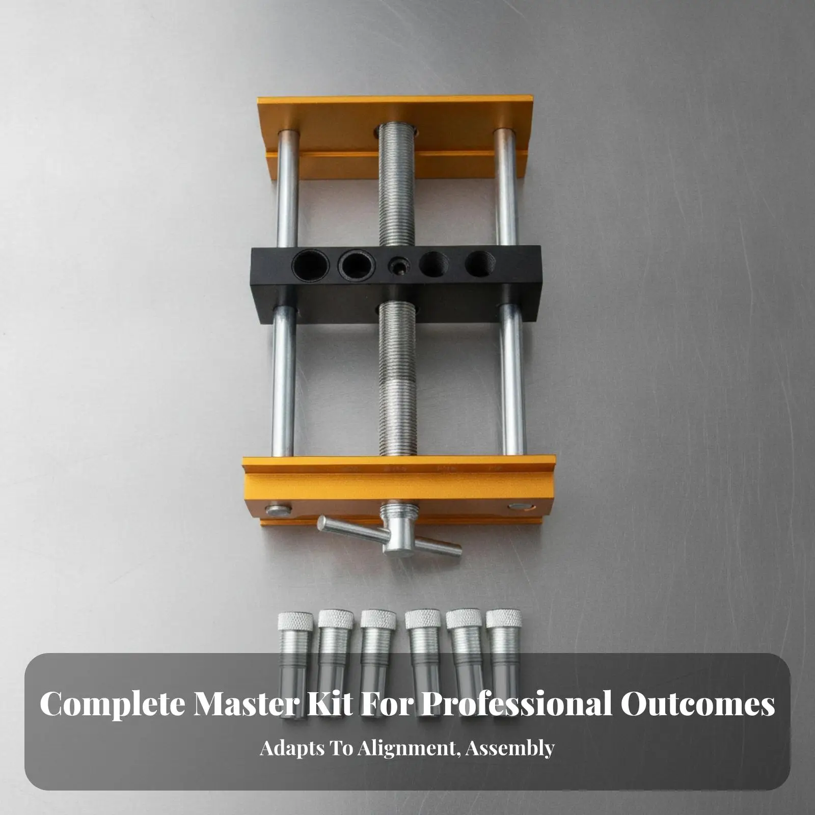 Dowel Jig with Bushings High-Visibility Tool Heavy-Duty for Carpenters, DIYers