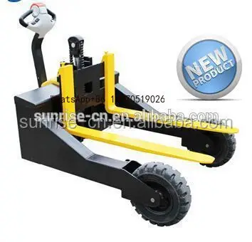 2026-1.5ton High Quality Hand Rough Terrain Pallet Truck with Pu Wheels