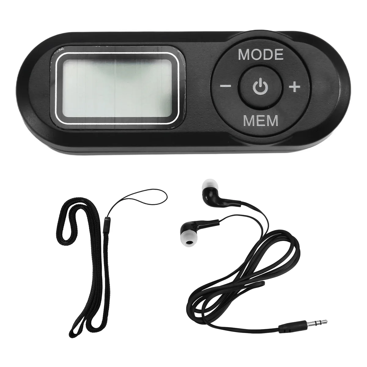 POP-lMini Портативное FM-радио, карманный радиоприемник с наушниками FM-басовое стерео радио для прогулок и бега