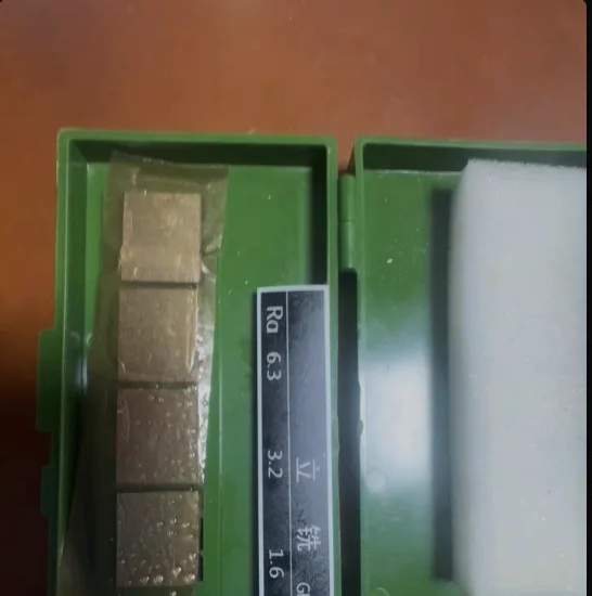 Surface Roughness Comparator Block for External Grinding Milling Surface Finish Sample