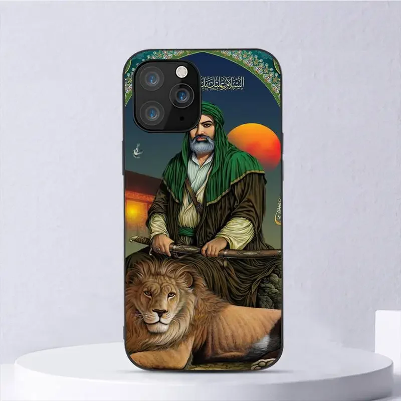 Islamic Hz Ali Phone Case For iPhone 11 12 Mini 13 14 Pro XS Max X 8 7 6s Plus 5 SE XR Shell