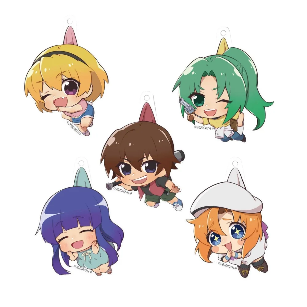 

Anime Fans Gifts Charm Higurashi When They Cry: Sotsu Mion Sonozaki HD Character Acrylic Keychain Ornament Series About 6cm