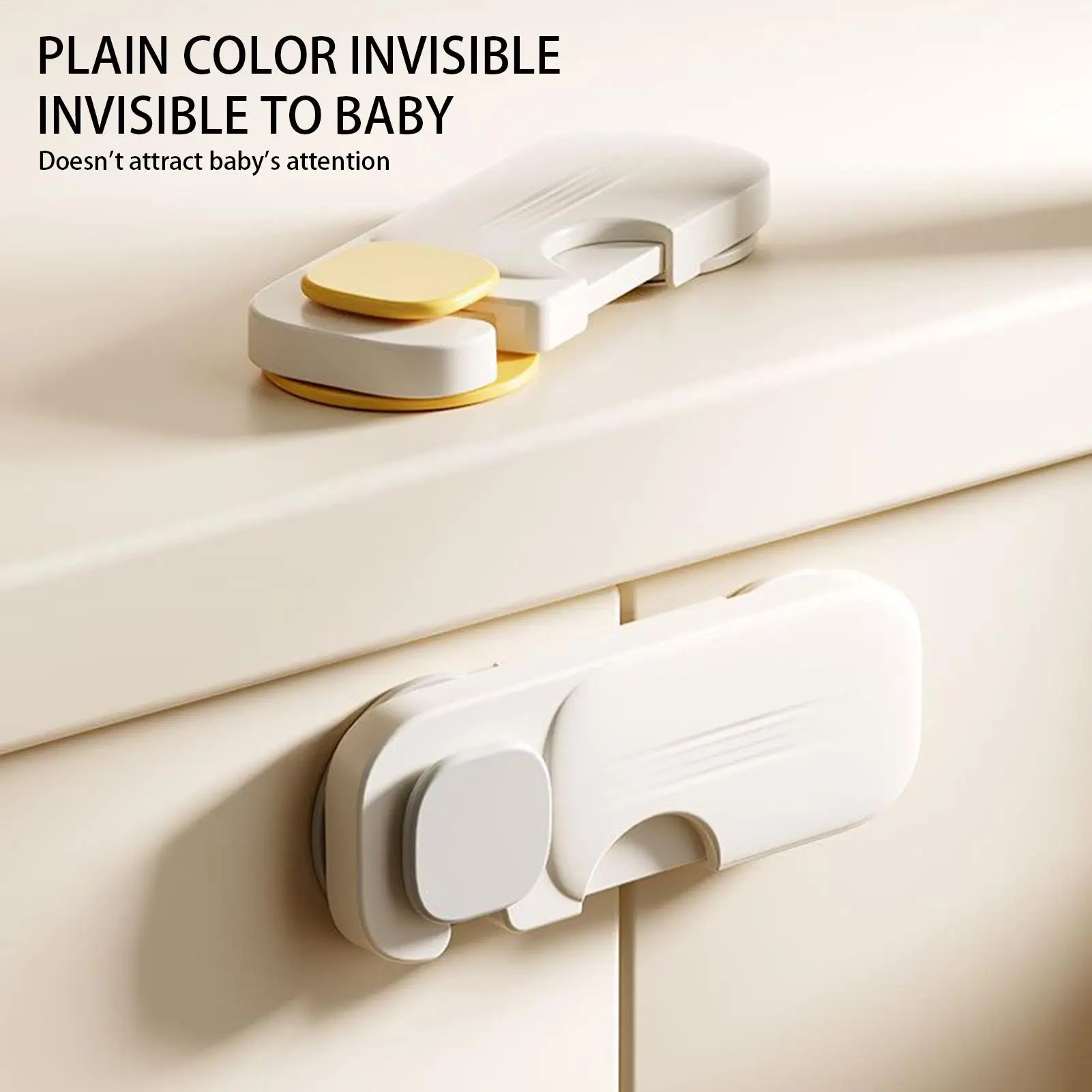 

Child Proof Cabinet Locks Kid Proof Cabinet Door Safety Locks Pinch-proof Furniture Security Latches For Bathroom Oven Pantry