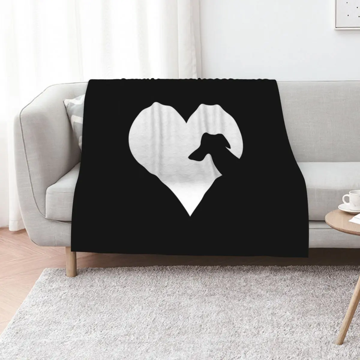 The Heart of the Greyhound Lover Throw Blanket Bed linens Soft Plush Plaid Beach Warm Tourist Kid'S Blankets