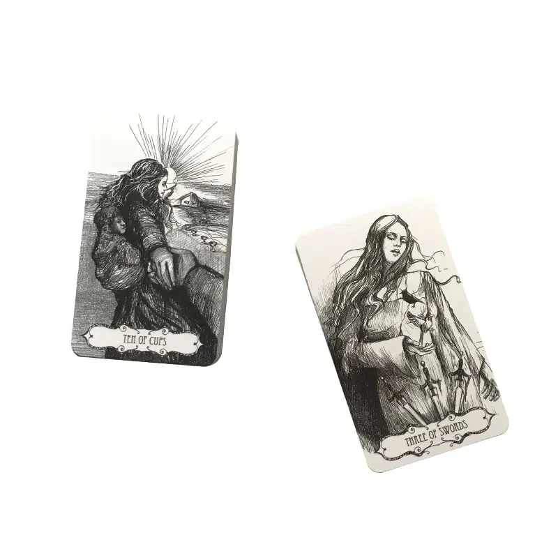 Jeu de société de tarot Abyss Oracle, 1 pièce, jeu de société divertissant, pour fête de famille, guide PDF, offre spéciale