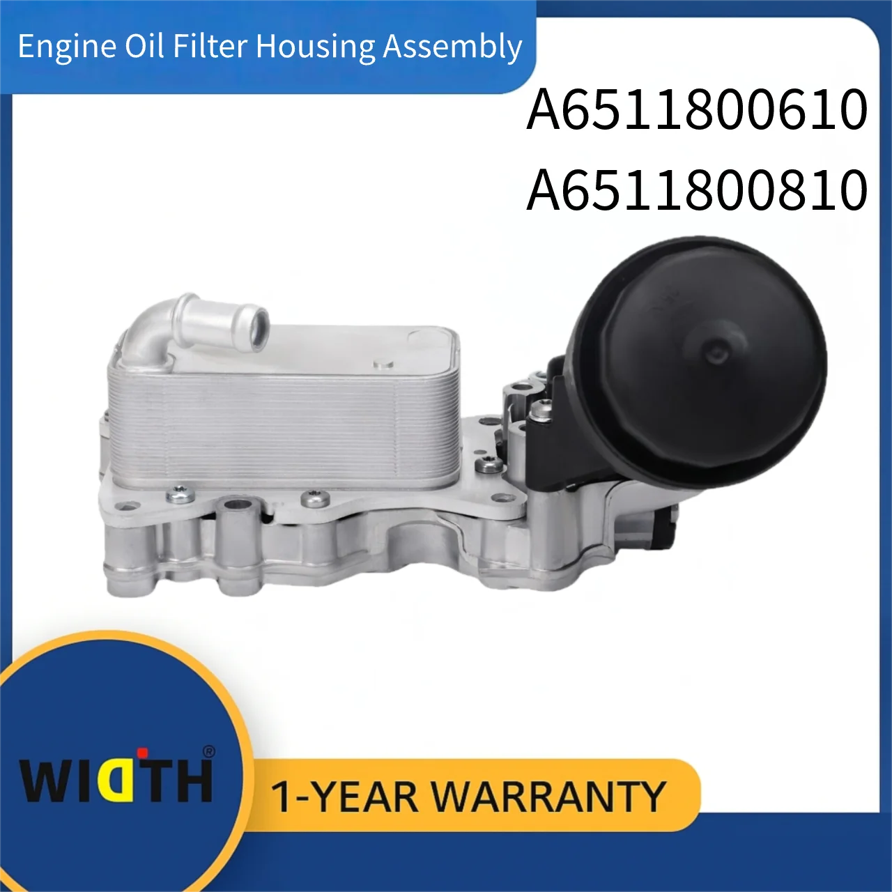 

A6511800610 A6511800810 Engine Oil Filter Housing Assembly for Mercedes-Benz GLE300d ML250 C220 V200 2011-2018 | OE Replacement