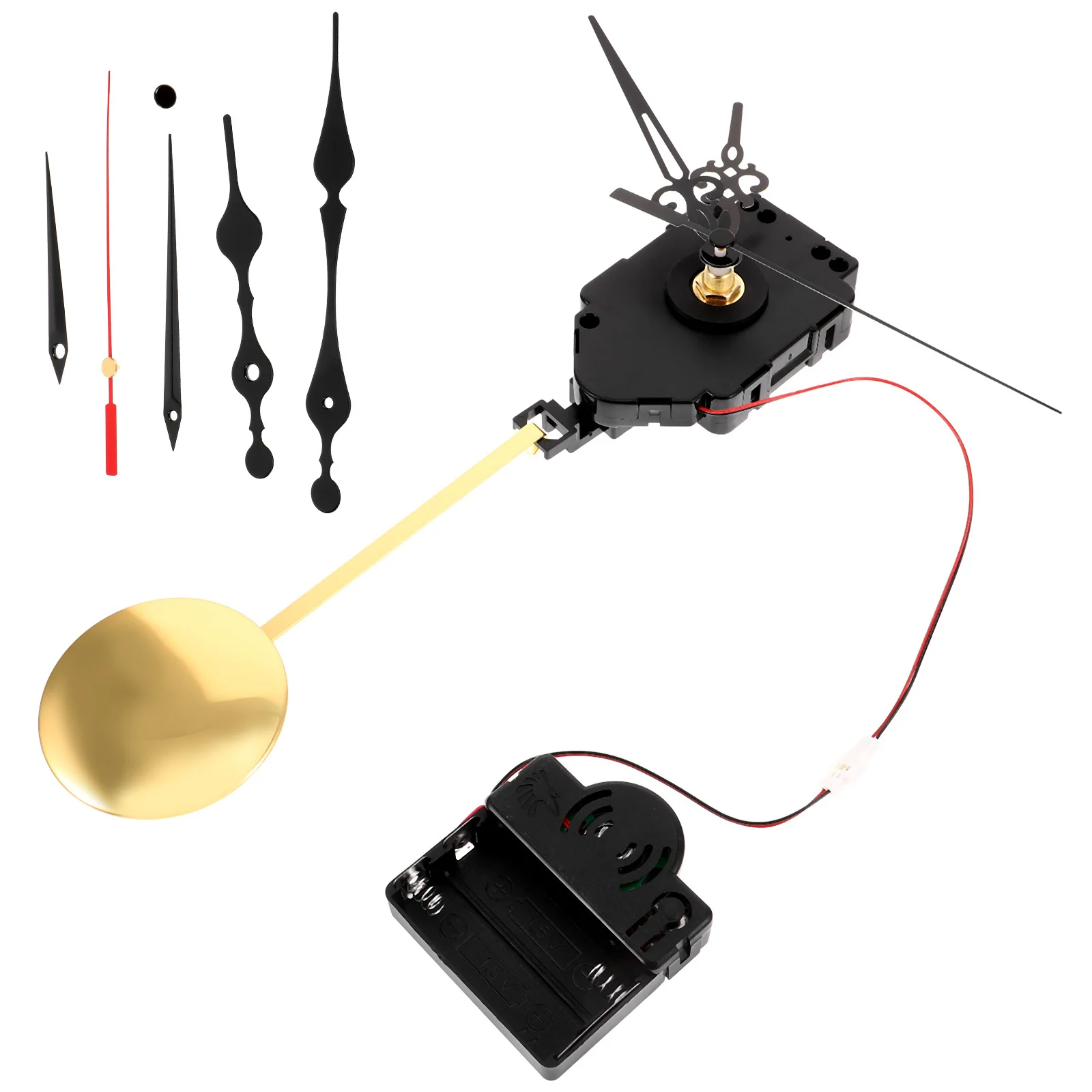 

1Set Clock Mechanism Replacement with Pendulum Chime Music Box DIY Wall Clock Movement and Hands Kit Chime Music Box