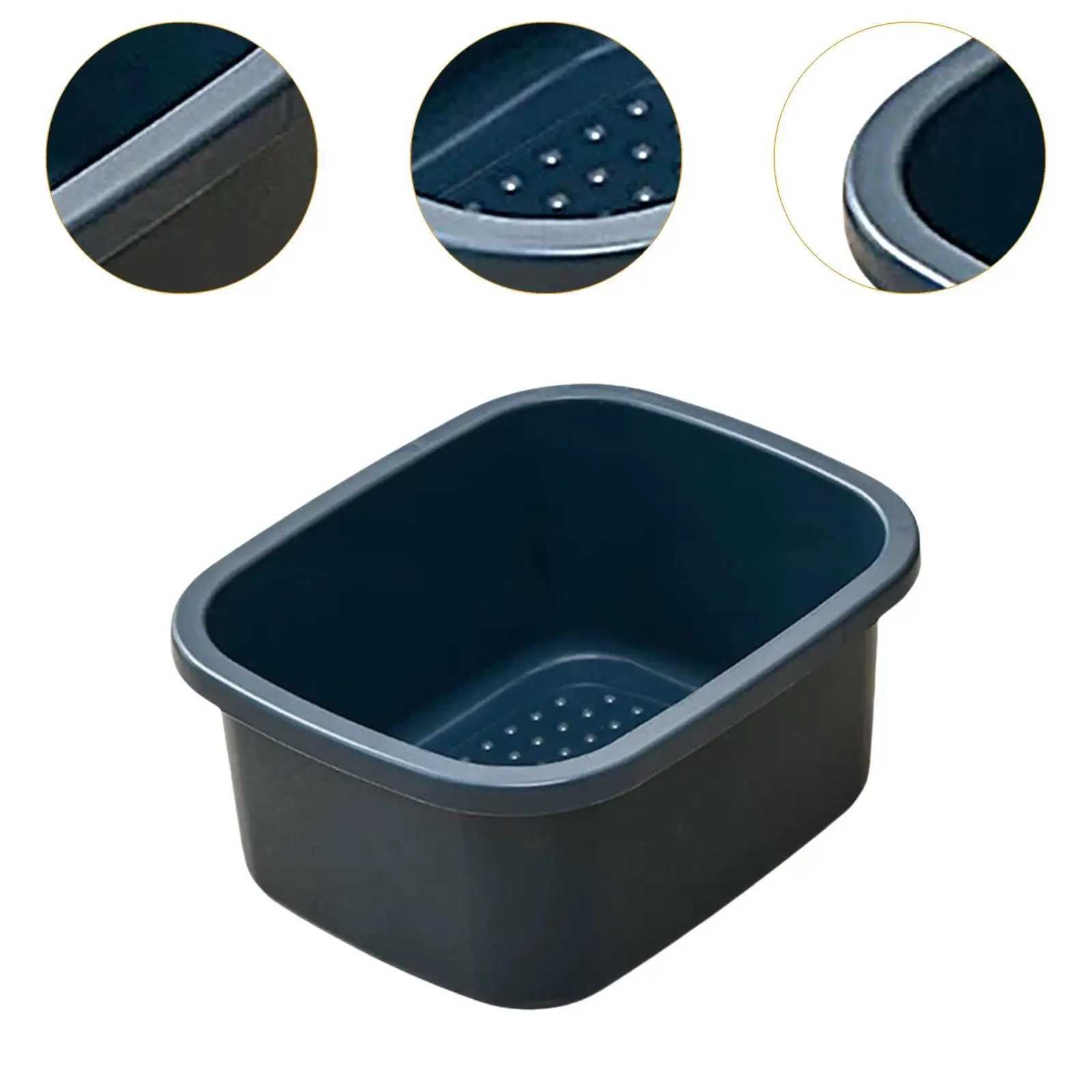 Ванна для ног Прочная чаша для педикюра Легкая многофункциональная портативная ванна для ног для замачивания для педикюра SPA Ванна для замачивания ног