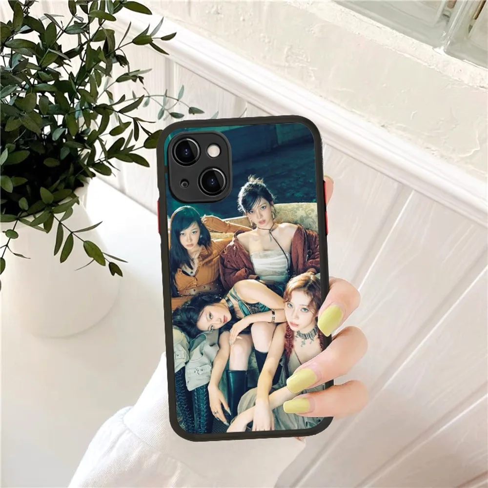 Kpop G-GIDLE I FEEL Beautiful Phone Case for iPhone 14 11 12 13 Mini Pro Max 8 7 Plus X XR XS MAX Translucent Matte Cover