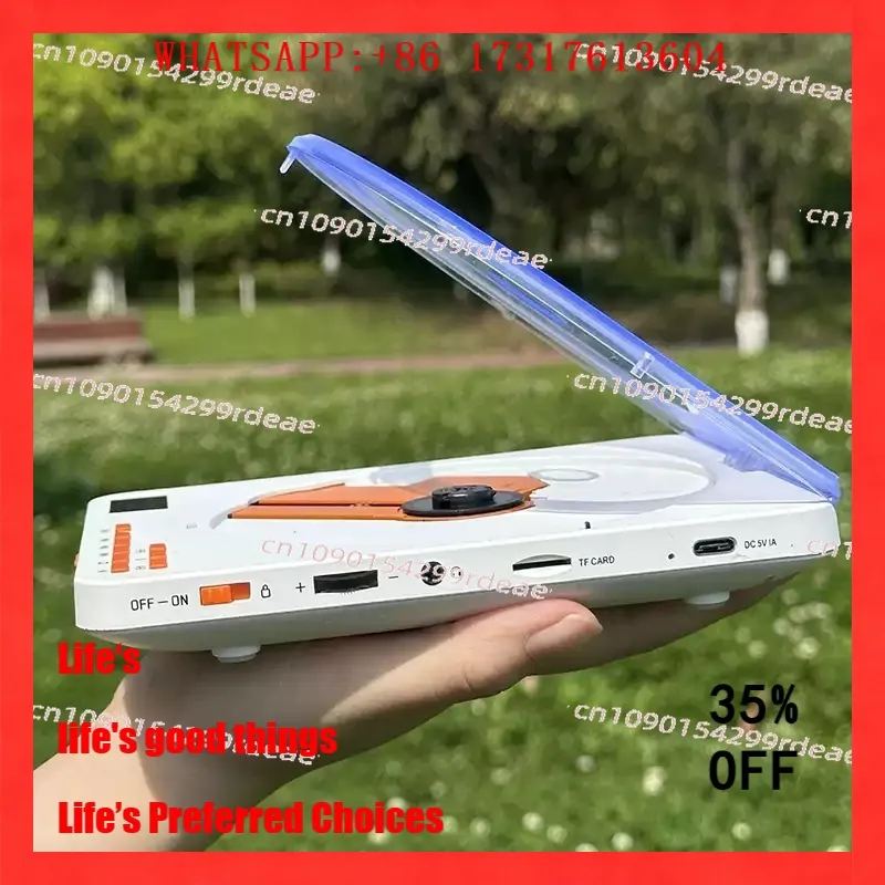 popular transparent CD player English learning repeater CD disc album MP3 player